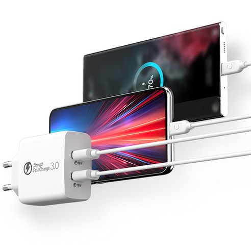 빠르고 효율적인 기기 충전을 위한 서가 퀵차지 고속 충전기