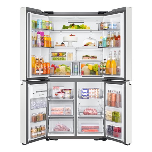 맞춤형 대용량 저장 공간과 혁신적 기능을 갖춘 삼성 비스포크 4도어 냉장고