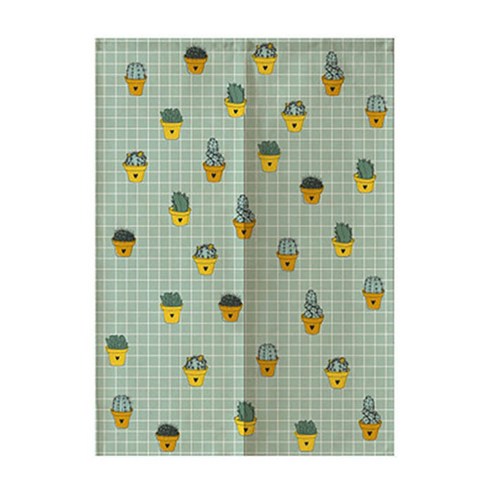 에이홉 선인장그림 파티션 커튼, Type 02