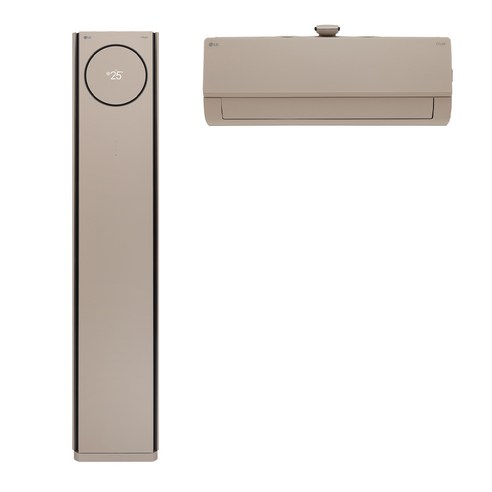 LG전자 58.5㎡(17.7평) + 18.7㎡(5.7평) 휘센 오브제컬렉션 타워에어컨 멀티형 매립배관 FQ18PCNVA2M 방문설치, FQ18PCNVA2M(카밍클레이브라운), 매립배관형