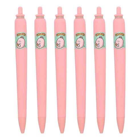 핑크풋 2000 소세지 샤프, 6개, 0.5mm