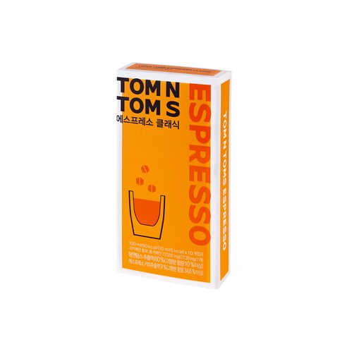 탐앤탐스 에스프레소 클래식 100ml, 10개입, 1개, 10ml
