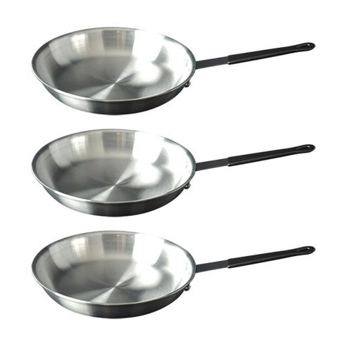 유진 전문가용 프로양식팬 무코팅 36호 3p, 혼합색상, 단품