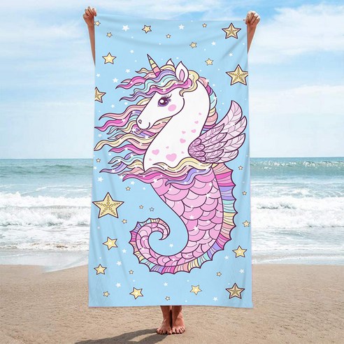 소니오 언더더씨 매트 비치타월 80 x 160 cm, TYPE02, 1개
