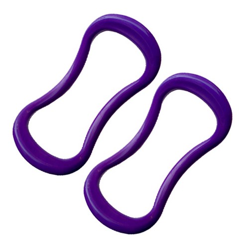 HG 102 종아리 소프트 요가링, 퍼플, 1개