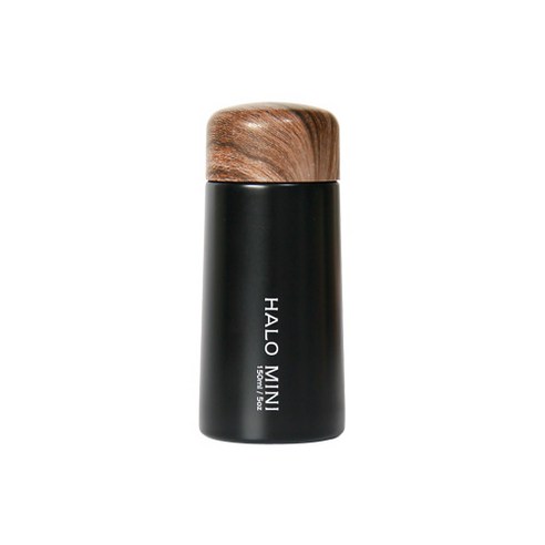 라임올리브 할로 보온보냉 텀블러, 블랙, 150ml