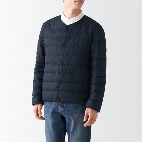 무신사경량패딩 추천상품 무인양품 남성용 MUJI 경량 재생 나일론 노칼라 다운 재킷 ADE01A2A 소개 무신사경량패딩 추천상품 무인양품 남성용 MUJI 경량 재생 나일론 노칼라 다운 재킷 ADE01A2A 소개