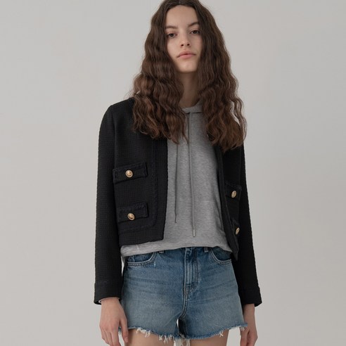 레이디볼륨 여성용 TWEED LINED 자켓