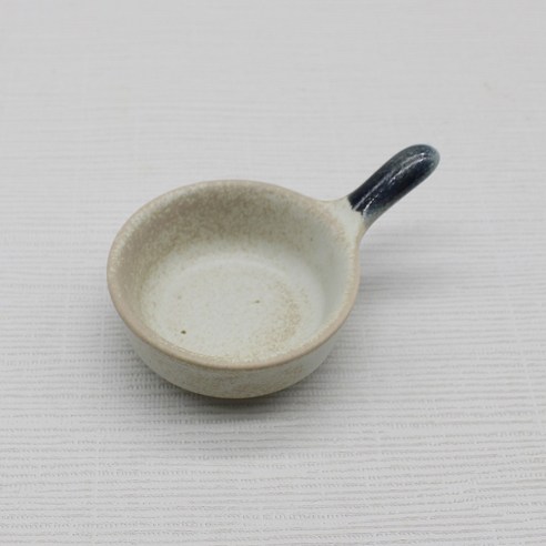 달소금 귀여운 손잡이 소스볼 7 x 10.5 x 3 cm, 스틸블루(무광), 1개