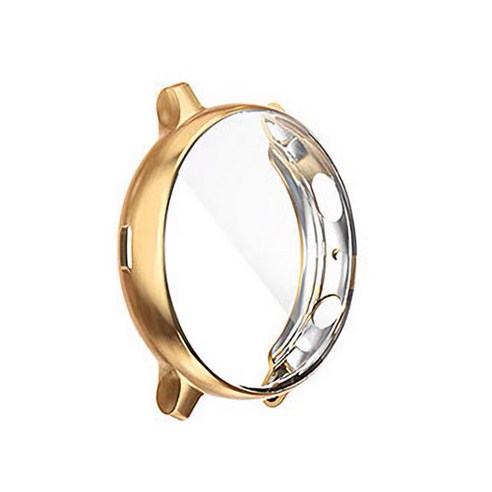 알피나케이스 갤럭시워치 액티브2 TPU 풀커버 케이스 44mm, 골드