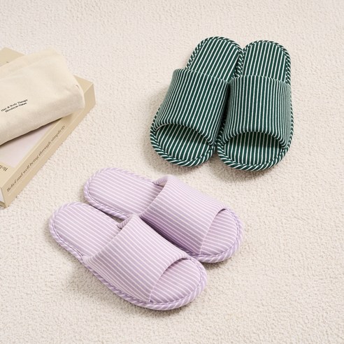 모던하우스 NEW 에브리데이 슬리퍼 2종 세트, 라벤더, 그린, 1세트