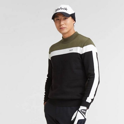 볼빅 남성용 골프 반터틀 방풍 스웨터 VMKTKA02