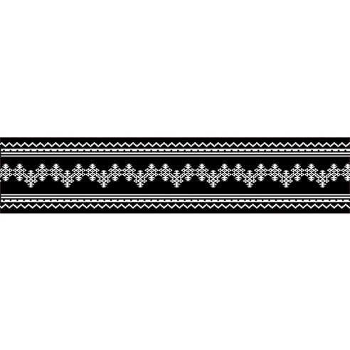 북유럽 에스닉 패턴 디자인 아트 테이블러너, 10, 32 x 160 cm