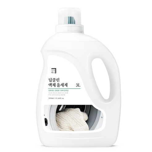 살림백서 딥클린 액체 울 세제, 3L, 1개