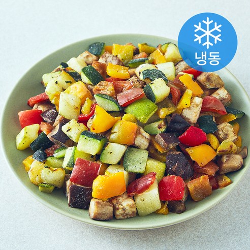 다타 그릴드 베지터블 구운 야채 파프리카 + 호박 + 가지 세트 (냉동), 1kg, 1세트