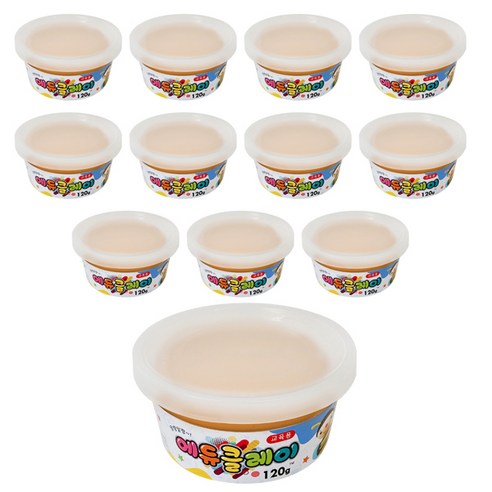 에듀클레이 12p, 갈색, 120g, 1세트