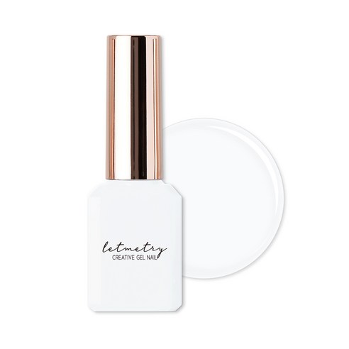 메이브라운 렛미젤네일, LMC904 리얼 화이트, 1개, 11ml