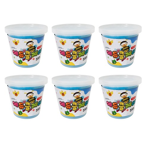 토단교재 에듀클레이 6p, 연한하늘, 250g, 6개