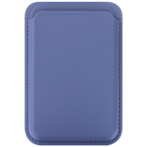 신지모루 자력강화 맥세이프 M 비카 가죽 카드지갑 케이스, 라벤더, 1개