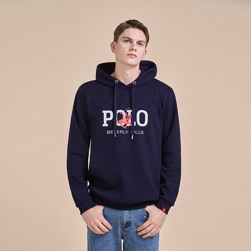 [OKㅣ강추] 비버리힐즈폴로클럽 레드 폴로 후드티셔츠: 세련되고 편안한 스타일 완성 [OKNOWㅣ추천상품]