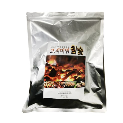 프리미엄 참숯, 850g, 1개