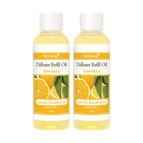 바이향 디퓨저 리필 오일 2p, 레몬유칼립투스, 100ml