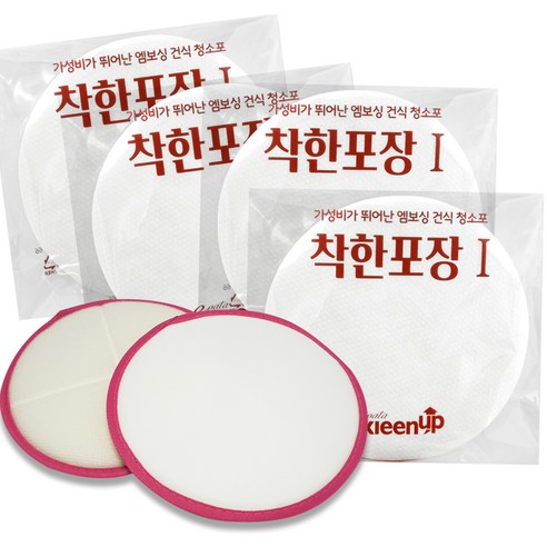 에파타클린업 착한포장 건식 청소포 일반 210mm 30p x 4개 + 청소기 전용패드 2p, 1세트