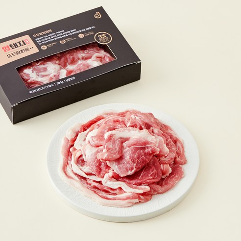 도드람한돈 암퇘지 앞다리 불고기용 (냉장), 500g, 1개