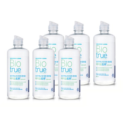 바이오트루 렌즈세정액, 60ml, 6개