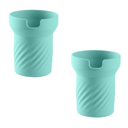 블럭마트 코스터 텀블러 보호커버 900ml, 민트, 2개