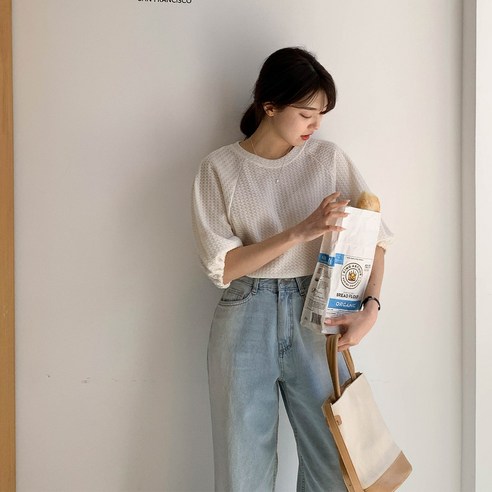 女 時尚 服裝 上衣 圓領 針織 毛衣 成年女性 成年女性 女裝