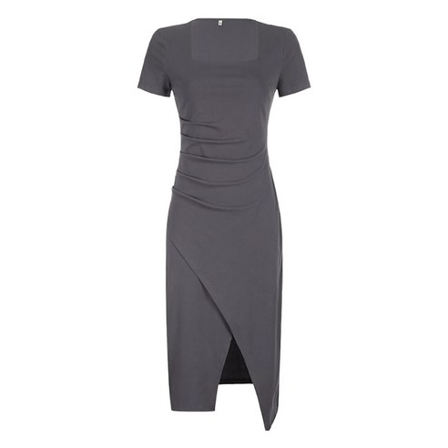 스퀘어넥원피스 쉐어몰 스퀘어넥 옆셔링 반팔 원피스 Best Top3