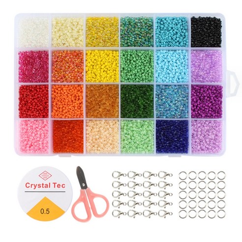 알로데 대용량 비즈 공예 DIY 패키지 2mm, TYPE 05, 1세트