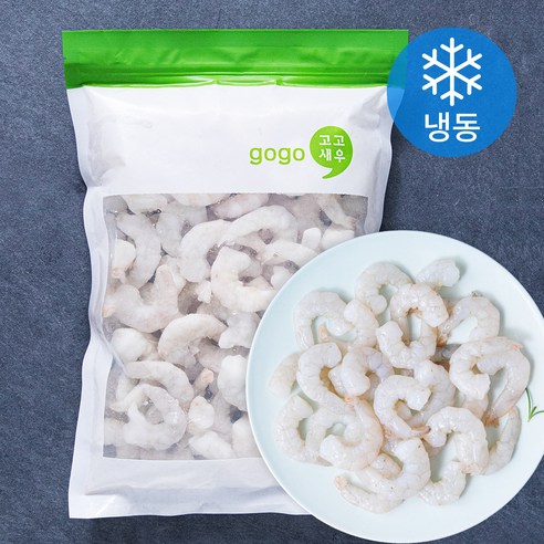 고고새우 손질 생새우살 31/50 (냉동), 750g(중), 1개
