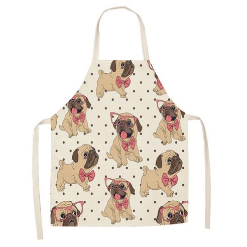 에이홉 doggy 일러스트 앞치마 68 x 55 cm, IT 24, 1개