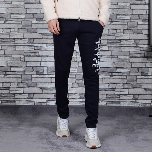 타운클로 남성용 기모 체리쉬세미 슬림핏 트레이닝 팬츠