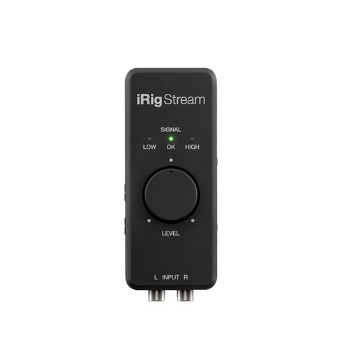 아이케이멀티미디어 iRig Stream 모바일 방송용 오디오 인터페이스, IK-AI-0007