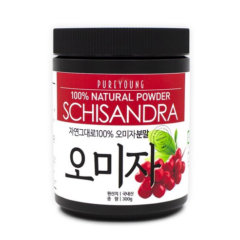 퓨어영 국산 오미자가루 300g, 2개