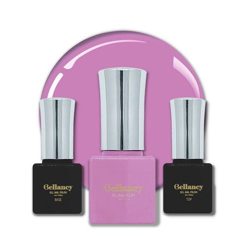 벨랑시 젤네일 3종세트, 1세트, 벨랑시 베이스 5ml+SN-17 라이트 퍼플 5ml+벨랑시 탑 5ml