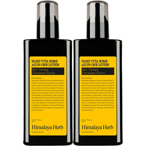 부케가르니 나드 비타밤 올인원 로션 라임민트, 210ml, 2개