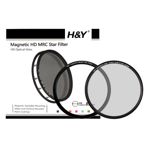 에이치앤와이 마그네틱 필터 HD MRC STAR SIX 82mm, STAR-SIX