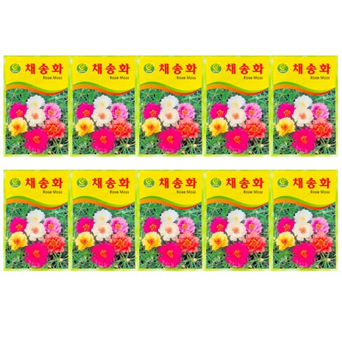 중앙꽃씨 채송화, 10개