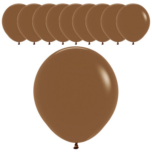 셈퍼텍스 풍선 45cm, 커피, 10개