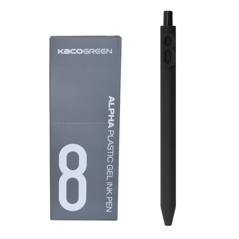 카코 알파 소프트 중성 젤펜 0.5mm, 숫자 8, 10개