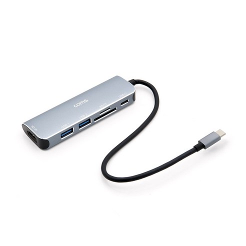 컴스 USB 3.1 C타입 멀티 도킹 허브 FW036, 혼합색상