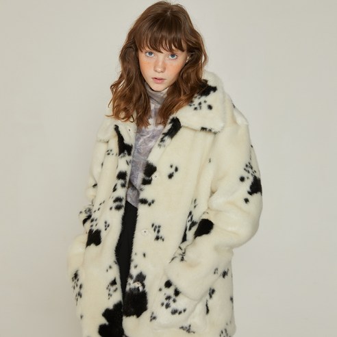 러브이즈트루 여성용 DT COW FUR JACKET