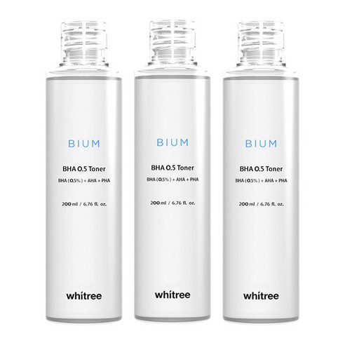 화이트리 비움 바하 0.5 토너, 3개, 200ml