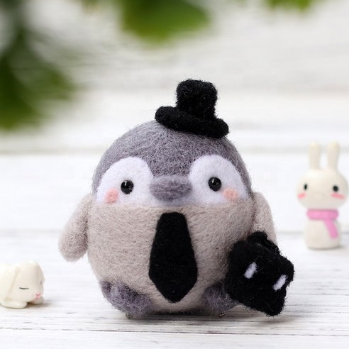 펫돌 양양이 니들 펠트 DIY 패키지, 1세트