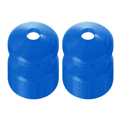 블럭마트 접시콘 100p, 블루, 100개