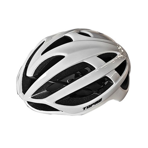 토파즈 자전거 경량 인몰드 헬멧 유광, 화이트